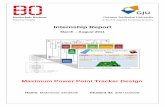 Maximum Power Point Tracker Design -   · PDF fileInternship Report – HS Bochum Solar Car Project (MPPT Design) ‐ Mahmood Shubbak 3/29 Hochschule Bochum