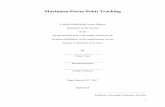 Maximum Power Point Tracking - Worcester Polytechnic · PDF fileI Maximum Power Point Tracking A Major Qualifying Project Report: Submitted to the Faculty Of the WORCESTER POLYTECHNIC