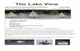 The Lake View - lakepinehurstassn.comlakepinehurstassn.com/files/July_2016_LPA_Newsletter.pdf · We have been treating the lake for algae growth since the beginning of ... Mark Wagner
