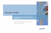 IsaLink High Voltage Direct Current Transmission Project ... · PDF fileThe IsaLink Project (the Project) involves the construction of a high voltage direct current (HVdc) transmission
