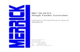 MC³ 20.20.EX Weigh Feeder Controller - merrick-inc.com manual 2020B.pdf · MC³ 20.20.EX Weigh Feeder Controller Operation and Maintenance Manual Version B Merrick Industries, Inc