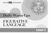 LANGUAGE FIGURATIVE LANGUAGE - · PDF fileLANGUAGE FIGURATIVE LANGUAGE. Table of Contents iii Daily Warm-Ups: ... Allusion . . . . . . . . . . . . . . . . . . . . . . . . . . . . .