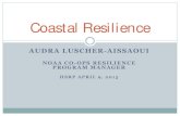 AUDRA LUSCHER-AISSAOUI  luscher-aissaoui . noaa co-ops resilience program manager . hsrp april 9, 2015 . coastal resilience
