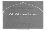 Al-Ahmadiyya (1984 Last Issue — Dedicated to the Memory …aaiil.org/uk/alahmadiyya/1984/alahmadiyya_1984lastissue.pdf · LAST ISSUE DEDICATED to the memory of . THE LATE MAUL ANA