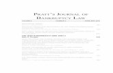 ratt s ournal of BankruPtcy - Jones · PDF filePratt’s Journal of BankruPtcy law Volume 6 Number 3 April/mAy 2010 Headnote: dubai Steven A. meyerowitz 193 RestRuctuRing and insolvency