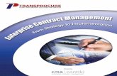 Current Challenges in Managing - · PDF fileContract Lifecycle Management ... Contract Creation and Configuration from ... Kit includes connectors developed for enterprise applications
