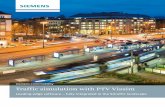 Traffic simulation with PTV Vissim · PDF filetion (including tests and simulation of intersection design and data supply) ... tramway and light-rail vehicles and even airplanes. In