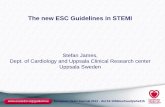 The new ESC Guidelines in STEMI - European Society of ...assets.escardio.org/assets/Presentations/OTHER2013/Davos/Day 4/02... · The new ESC Guidelines in STEMI Stefan James, ...