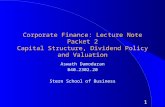 Corporate Finance: Lecture Note Packet 1 The Objective …people.stern.nyu.edu/adamodar/pptfiles/acf2E/cfpacket2.… · PPT file · Web viewCorporate Finance: Lecture Note Packet