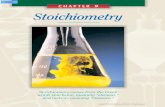 CHAPTER 9 Stoichiometry 92.pdf · CHAPTER 9 Stoichiometry ... Module 5:Equations and Stoichiometry CHEMISTRY I ... and light.To account for it, a theory was proposed that combus-