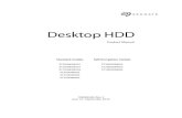 Desktop HDD - Seagate · PDF fileRevised Rated Workload statement (pages 5 & 7); LP height updated & new mechanical drawings (pages 4, 9 & 20-21); ... Seagate Desktop HDD Product Manual,