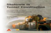 Shotcrete in Tunnel Construction - gbr.sika.com · PDF file• the sprayed concreting process ... The main mix requirements focus on the workability (pumping, spraying application)