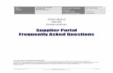 Supplier Portal Frequently Asked QuestionsPortal... · Standard Work Instruction ... Do I need to accept the UTC Aerospace Systems Part/Drawing and Specification agreement ... (LTA
