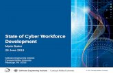 State of Cyber Workforce Development - IQPC · PDF fileState of Cyber Workforce Development Marie Baker 26 June 2015. 2 Overview ... CISA GCIH: CISSP . CASP GCED. IAM Level I. IAM