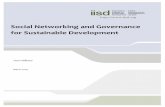 Social Networking and Governance for Sustainable D - · PDF fileSocial Networking and Governance for Sustainable Development. Social Networking and Governance for ... • Online Social