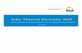 Solar Thermal Electricity 2025 V23 - Accueil - PROMES · PDF fileSolar Thermal Electricity 2025 Clean electricity on demand: attractive STE cost stabilize energy production June 2010