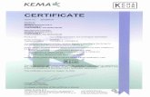 Kema Keur certificaat PROMES-E PROMES-H 2 - Hagerdownload.hager.com/.../Promes/...PROMES-E.pdf · PROMES-E, PROMES+I 1000 v product trade name(s) low-voltage switchgear and controlgear