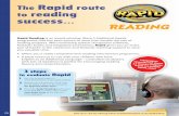 The Rapid route to reading success · PDF fileAdditional Needs Ages 8–12 Literacy Software children love – proven to really work! Rapid is the only Additional Needs reading programme