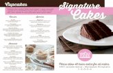 Cupcakes Cakes - Whole Foods Market · PDF fileCakes Black & White Chocolate cake filled with vanilla buttercream, topped with ganache. Boston Cream Yellow cake filled with vanilla