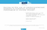 Survey on the use of robots/unmanned systems in scenarios · PDF filesystems in scenarios involving radiological or nuclear threats Report EUR 27766 EN ERNCIP thematic group for radiological