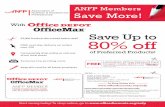 Save Up to 80 - officediscounts.orgofficediscounts.org/wp-content/uploads/anfp_PYFC.pdf · Start saving today! To shop online, go to ˜cediscounts.org/anfp FREE next-day delivery