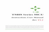 TM89 Series MCU -  · PDF fileTM89 Series MCU Instructions User ... IPA I/O Port 1 word 4 4 70 ... MSB Register Access 1 word 4 4 40 MSC Register Access 1 word 4 4 41 MSD