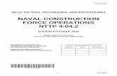 NAVY TACTICS, TECHNIQUES, AND PROCEDURES material/NTTP 4-04.2.pdf · navy tactics, techniques, and procedures naval construction ... chapter 4—deployment planning and the fleet
