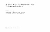 The Handbook of Linguistics - Buch.de · PDF fileThe Handbook of Linguistics ... Peter Trudgill, and Natalie Schilling-Estes . The Handbook of Linguistics Edited by ... Christoph Gutknecht