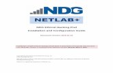 NDG Ethical Hacking - · PDF fileThis guide provides specific information pertinent to delivering the NDG Ethical Hacking pod. The NETLAB+ Remote PC Guide Series provides the prerequisite