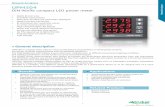 Network Analyzers - Algoduealgodue.it/pdf/UPM304_eng.pdf · during user-definable time period ... (750) VAC • Programmable CT and PT ratios • User friendly » Applications •