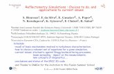 Reflectometry Simulations : Choices to do, and ...charles/fusion/exposes/expose... · Heuraux € AE Fusion INRIA Paris ! 1 Reflectometry Simulations : Choices to do, and applications