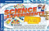 EXPERIMENT MANUAL - Home - Thames & · PDF filebathtub into an experiment lab! ... EXPERIMENT 2 p!! ... The Secret of Hydraulics EXPERIMENT 6 Insert the second syringe. Push on one