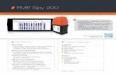 EME Spy 200 -  · PDF fileEME Spy 200 Main features User profile ... Sending of information from the mobile station to the BTS (2) ... with GPS position X