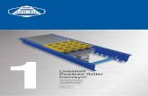 Lineshaft Powered Roller Conveyor - Conveyor Units - · PDF fileMoving parts are fully enclosed in a removable vacuum moulded guard. ... 1 Lineshaft Powered Roller Conveyor Available