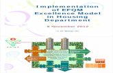 Implementation of EFQM Excellence Model in Housing · PDF fileImplementation of EFQM Excellence Model in Housing Department ... organizations at the beginning of the excellence journey,