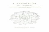 · PDF fileCRASSULACEA No.5 29. September 2017 ISSN 2296-1666 3 Table of Contents Echeveria corallina Alexander, 1941