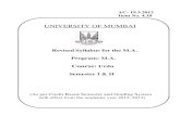 UNIVERSITY OF MUMBAI - archive.mu.ac.in Urdu.pdf · 1-- Ilm-e-Qafiya Aur Radeef ... 5-- Mubadiyat-e-Arooz By Dr. Saheb Ali 6-- Bahrul Fasahat By Najmul Ghani 7-- Tafheemul Balaghat