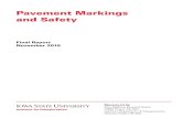 Pavement Markings and Safety - Institute for · PDF filePavement Markings and Safety Final Report November 2010 Sponsored by Iowa Highway Research Board (IHRB Project TR-580) and Iowa