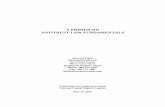 A PRIMER ON ANTITRUST LAW FUNDAMENTALS · PDF fileA PRIMER ON ANTITRUST LAW FUNDAMENTALS ... 2015 . 2 I. OVERVIEW A ... Sherman Act (under which it can bring criminal or civil actions