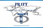 Triton XR-70 Butterfly Valve - Henry Pratt Company · PDF filePressure Class: - AWWA pressure ... Bubble Tight Closure The rubber seat, which is mounted in the valve body, ... A ⁄