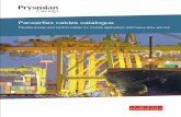 Panzerflex cables catalogue - it. · PDF fileTerex-Noell. Also, the major reel constructors such as Cavotec/Specimas, Conductix, Wampfler and Stemmann are our regular customers. Our