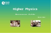 file · Web viewTransforming lives through learning. Higher . Physics. Resources Guide. March 2014
