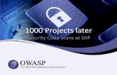 Security Code Scans at SAP - OWASP · PDF fileHis research interests includes static and dynamic security testing. ... Security Code Scans at SAP ... ABAP Java C,C++,C# Java and C