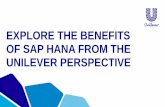 EXPLORE THE BENEFITS OF SAP HANA FROM THE …sapvod.edgesuite.net/SapphireNow/SapphireNow... · MCO Financial Forecasting Cash-up SC Financial Forecasting Demand Planning Material