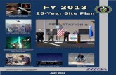 25-Year Site Plan · PDF file25-Year Site Plan FY 2013 July 2012 ... U1a U1a Underground Complex ... NSTec successfully completed the Barolo series of