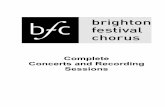 Complete Concerts and Recording · PDF fileStravinsky Symphony of Psalms Stravinsky Leonard Bernstein ... London Symphony Chorus 23 Sep 1976 Concert Royal Festival Hall, London - Belshazzar's