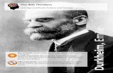 Emile Durkheim - Key Thinkers - ncca.ie · PDF file2 Emile DURKHEIM (1858 to 1917) Durkheim in ontext Emile Durkheim is widely regarded as the father of sociology. Educated as a philosopher,