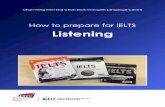How to prepare for IELTS – Listening - City University ... · PDF fileHow to prepare for IELTS – Listening 1 Contents ... Cambridge IELTS 2: pp.9-10, pp.54-56, pp.60-61, ... How