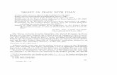 Treaty of Peace with Italy - Home | Library of · PDF fileTREATY OF PEACE WITH ITALY Treaty, with annexes, signed at Paris February 10,1947 Senate advice andconsent to ratification