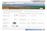 Agriculture and Soil Monitoring - Campbell Sci · PDF fileNA (stand alone system) ... and ample input chan-nels for commonly used ... Our agriculture and soil monitoring systems have